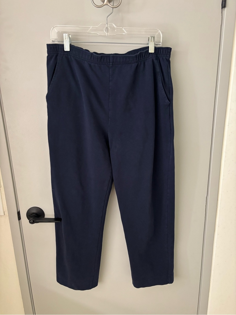 St. John Sport Navy Pull-On Pants Size M